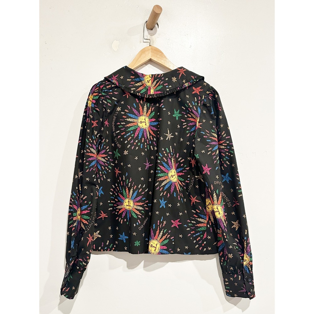 NWT Farm Rio Rainbow Suns Blouse Size Small - Picture 5 of 15